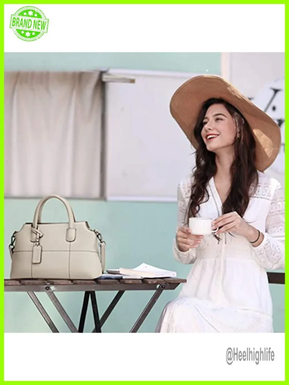 Medium Top Grain Pebbled Leather Hobo Shoulder Crossbody Bag